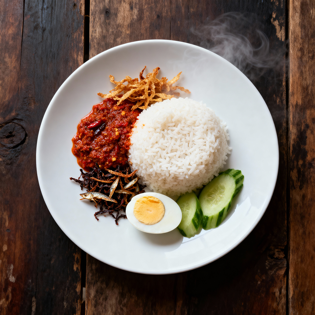 Nasi Lemak Sambal Cencaluk (Versi Nek Judah)