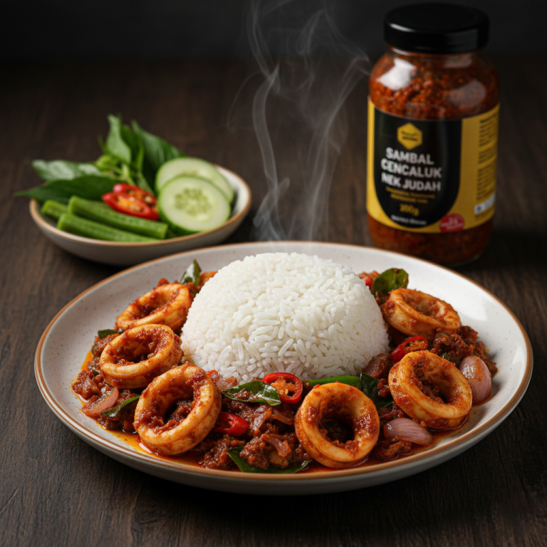 sotong goreng cencaluk nek judah
